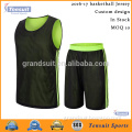 black and green reversible basketball jersey set latest design 2016 best quality basketball uniform dri fit basketball jersey